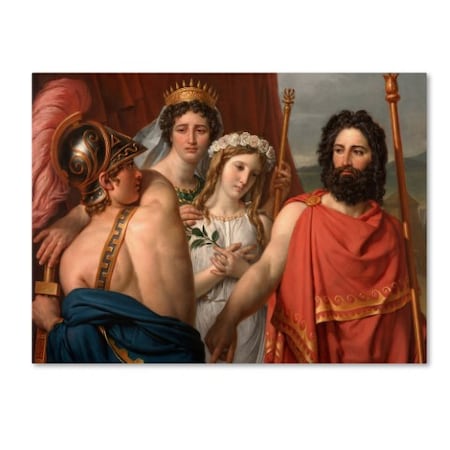 David 'The Anger Of Achilles' Canvas Art,14x19